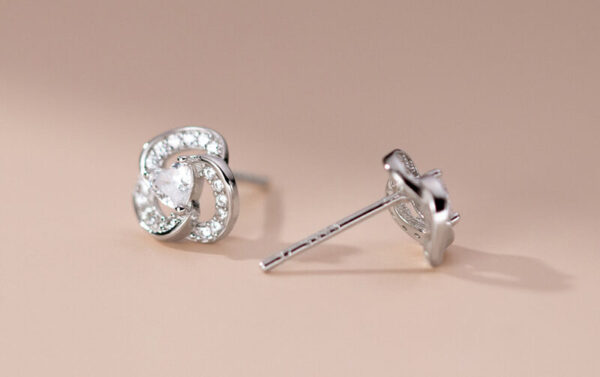 Adella Earrings - Silver - Image 2