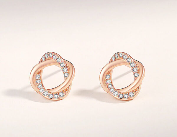 Airy Earrings – Rose Gold - Image 2
