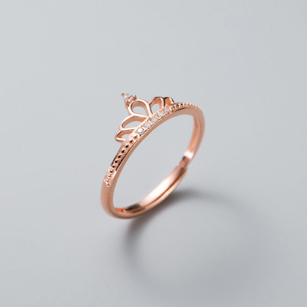 Crown Ring - Rose Gold - Image 2