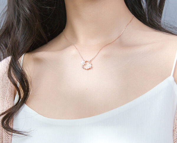 Fleur Necklace – Rose Gold