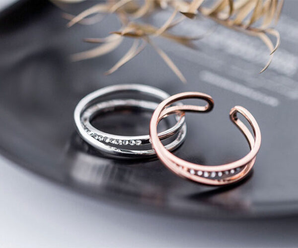 Twisted Ring – Rose Gold