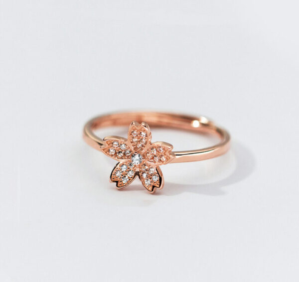 Sakura Ring - Rose Gold